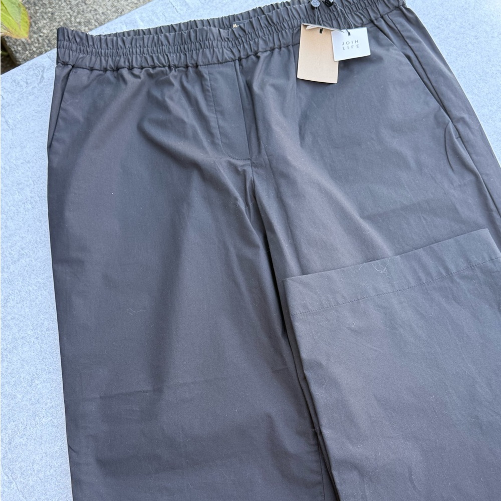 Black Drawstring Pants With Pockets - image 1